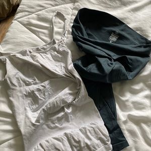 Blanqui designer maternity tank and capris